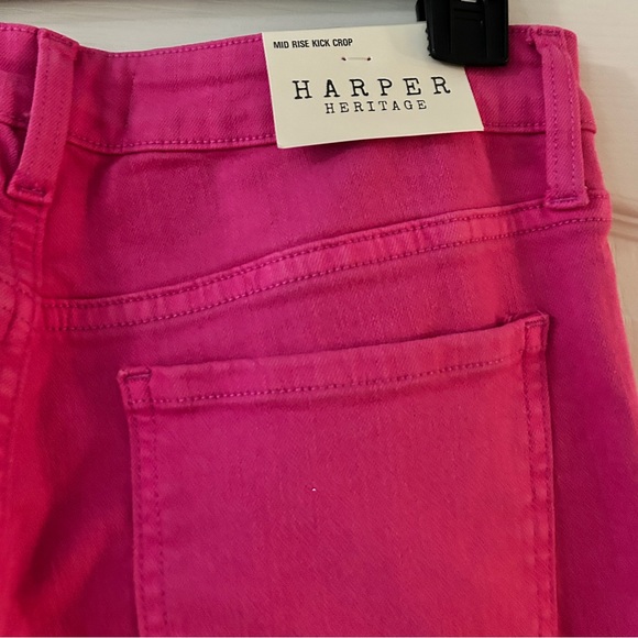 NWT - Francesco Harper Heritage hot pink jeans. Size 29 - Picture 5 of 8